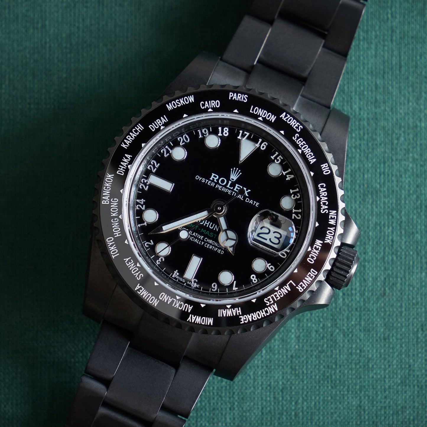 Pro Hunter World Time Stealth Watch