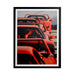 Quattro Ferrari F40 Framed Print - Black Frame