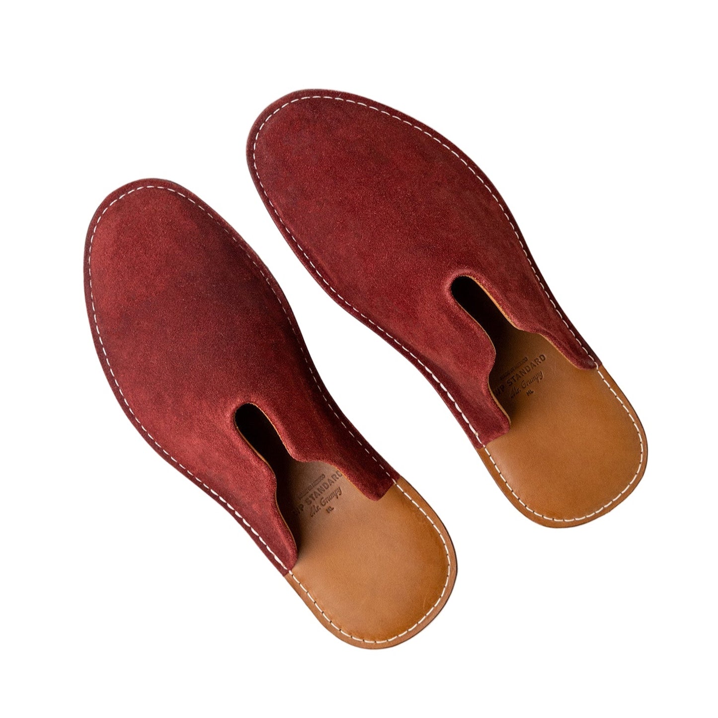 Mr. Grumpy Leather Slippers