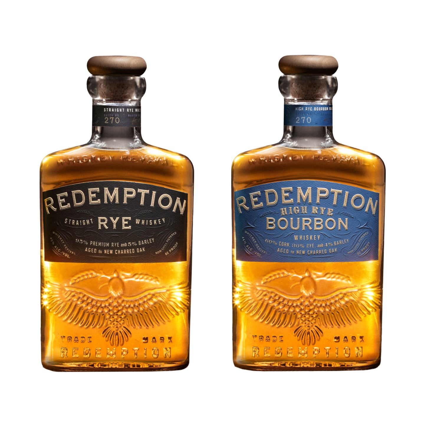 Redemption Rye and High Rye Bourbon Set
