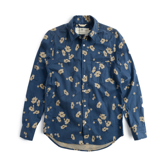 Rogue Territory Blue Floral Oxford Shirt