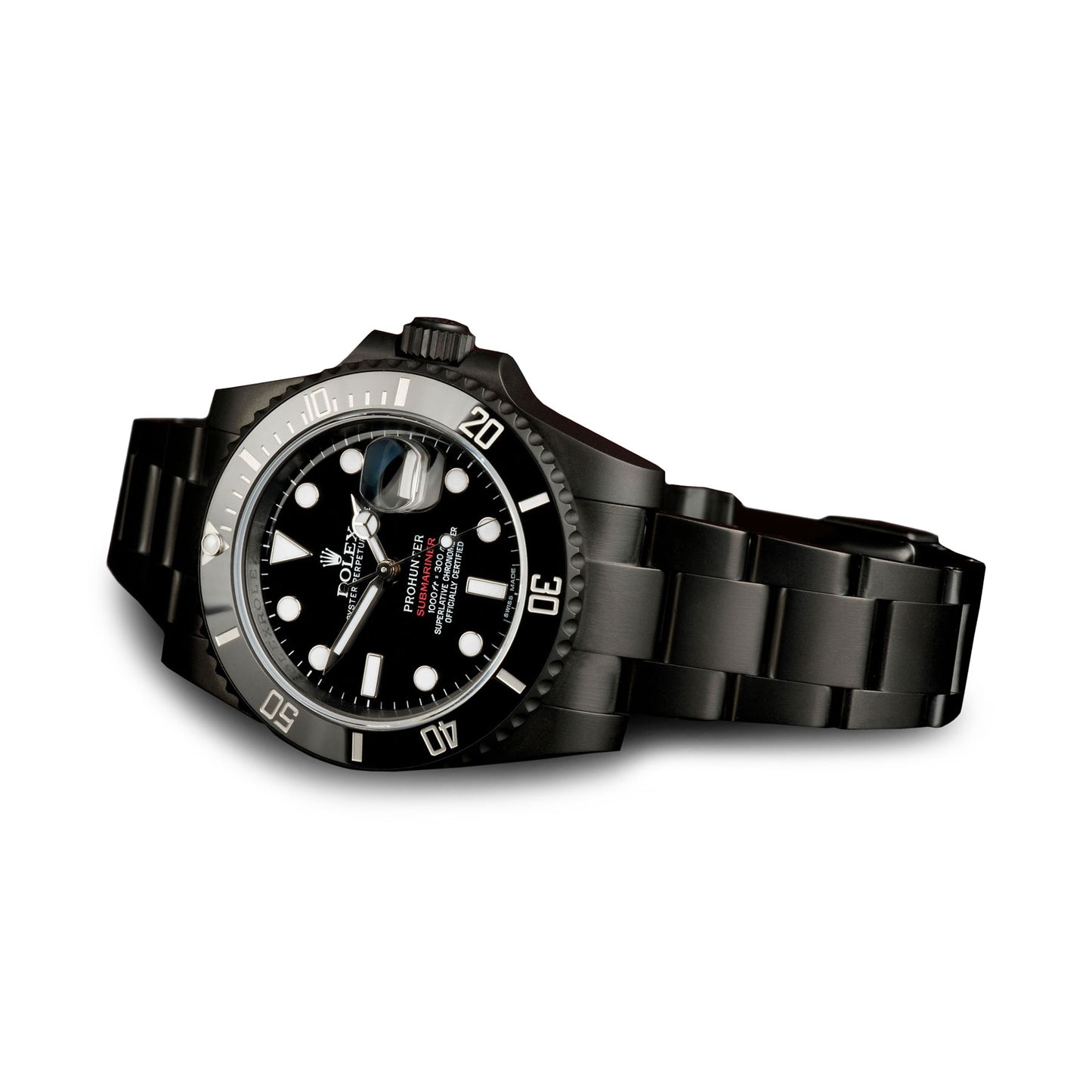 Pro Hunter Rolex Submariner Date Stealth Watch