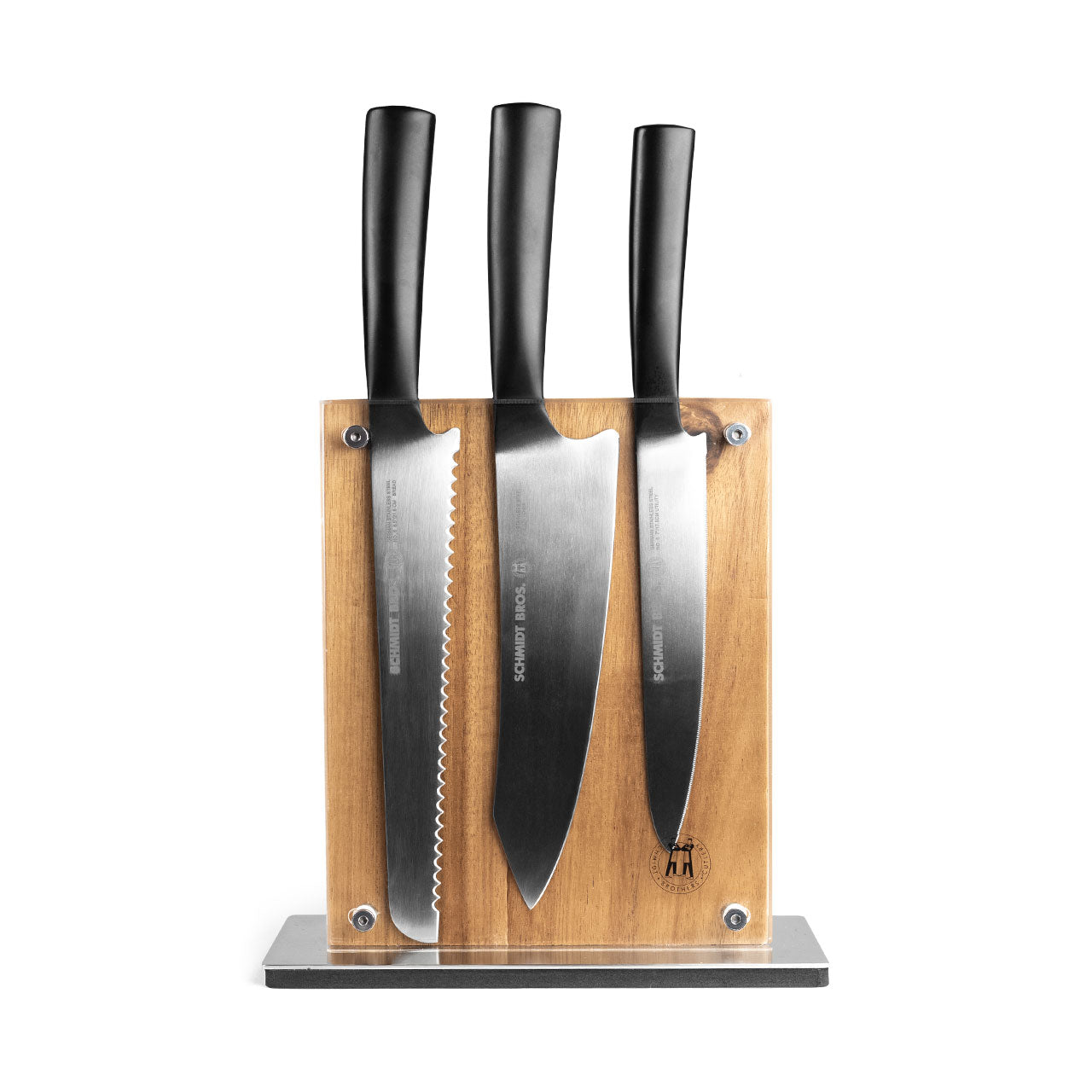 Schmidt Brothers Cutlery Jet Black 12-Piece Knife Set