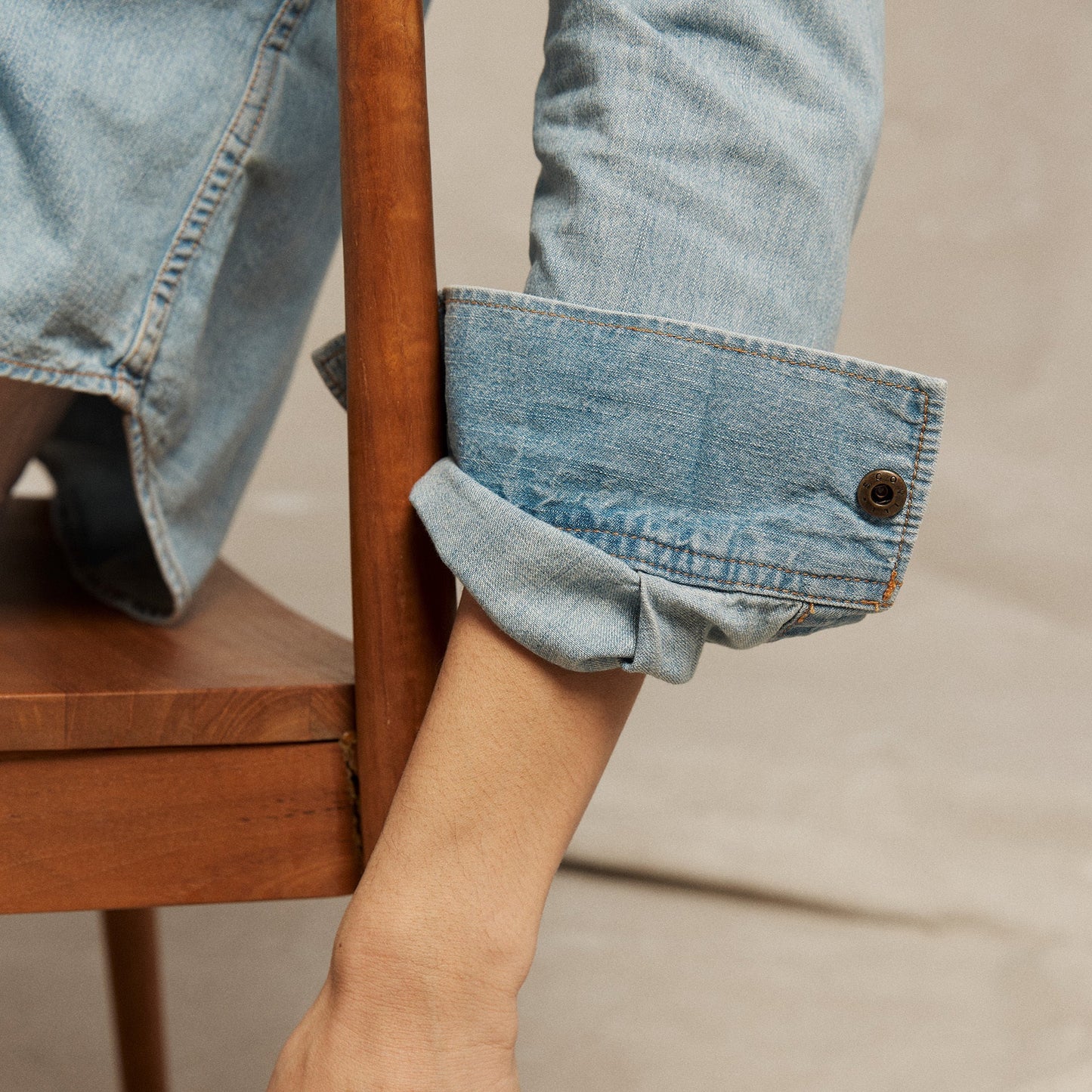 Billy Reid Washed Shoals Denim Shirt