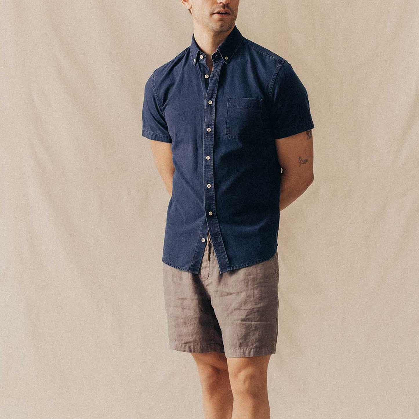 Taylor Stitch Rinsed Indigo Jack Shirt