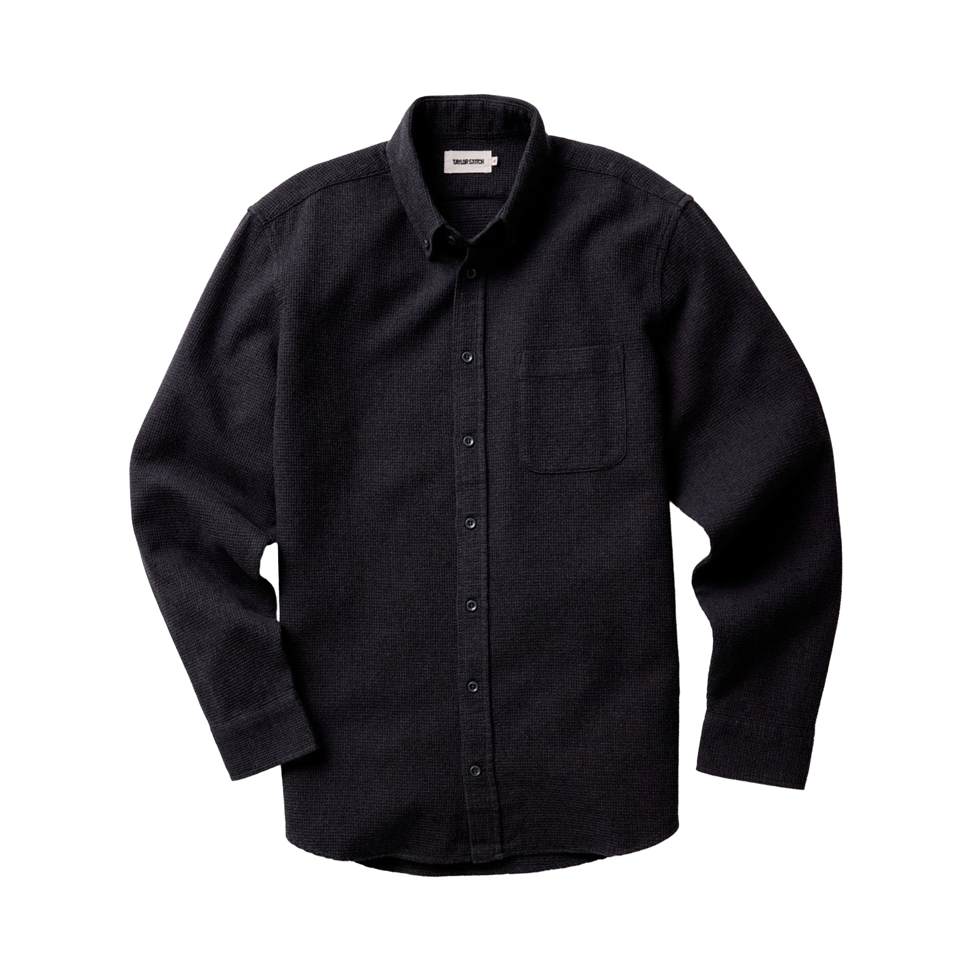 Tシャツ・カットソー Opening Project Waffle Stitch Jersey Black FWSSCTA301M Taylor Stitch Coal Waffle Jack Shirt | Uncrate Supply