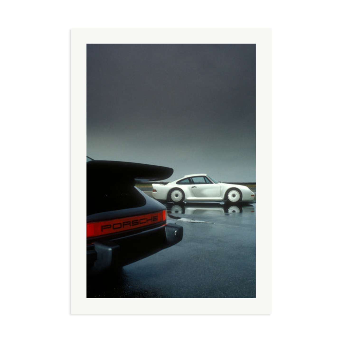 Porsche Test Track Framed Print Print Only XXL