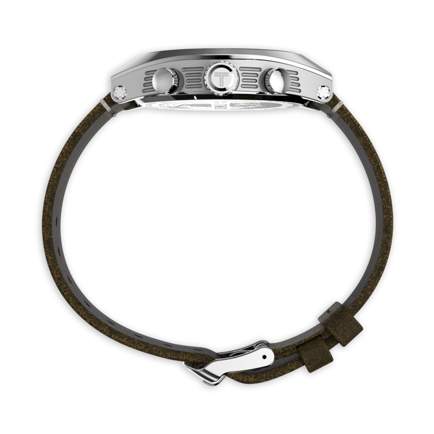 Timex Legacy Tonneau Chronograph Leather Strap Watch