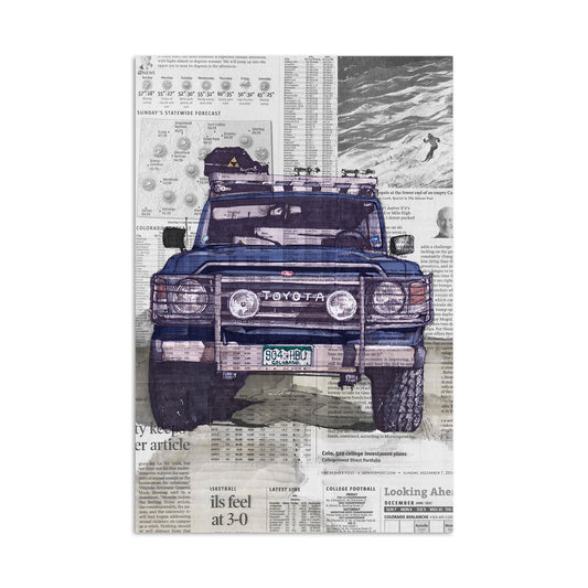 Toyota FJ60 Art Print