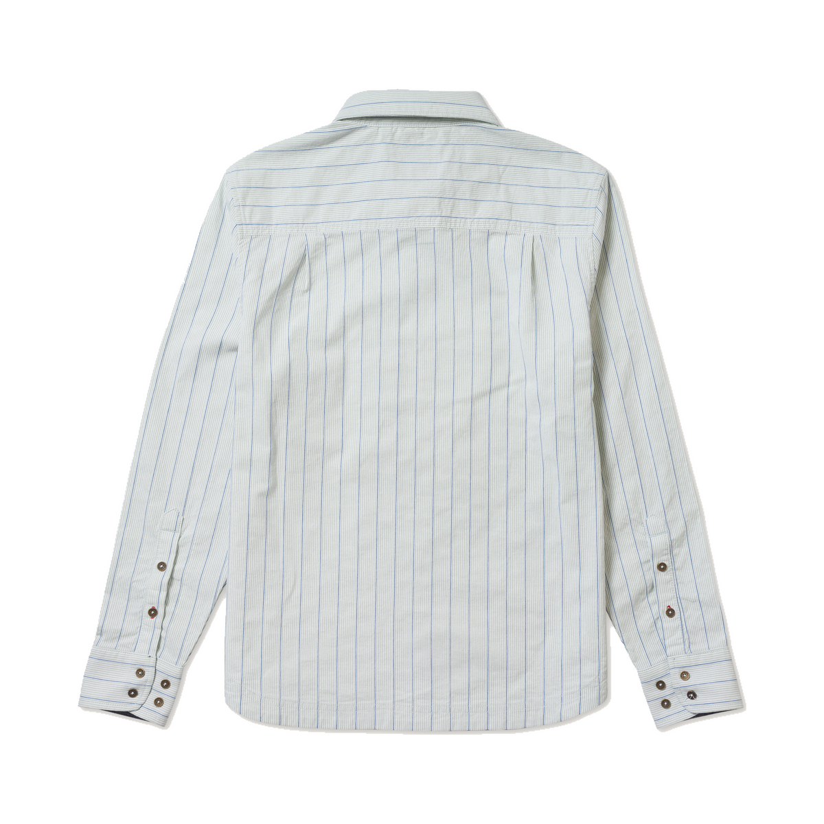 Tradesman Button-Down in Striped Chambray