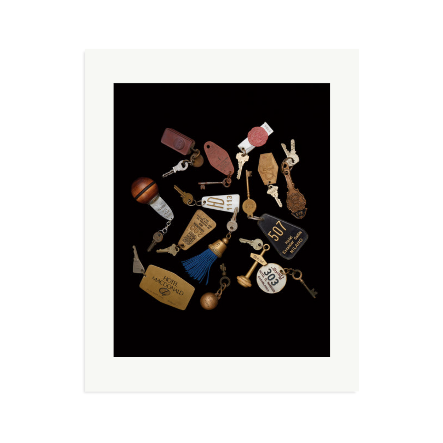 Travel Keys Framed Print