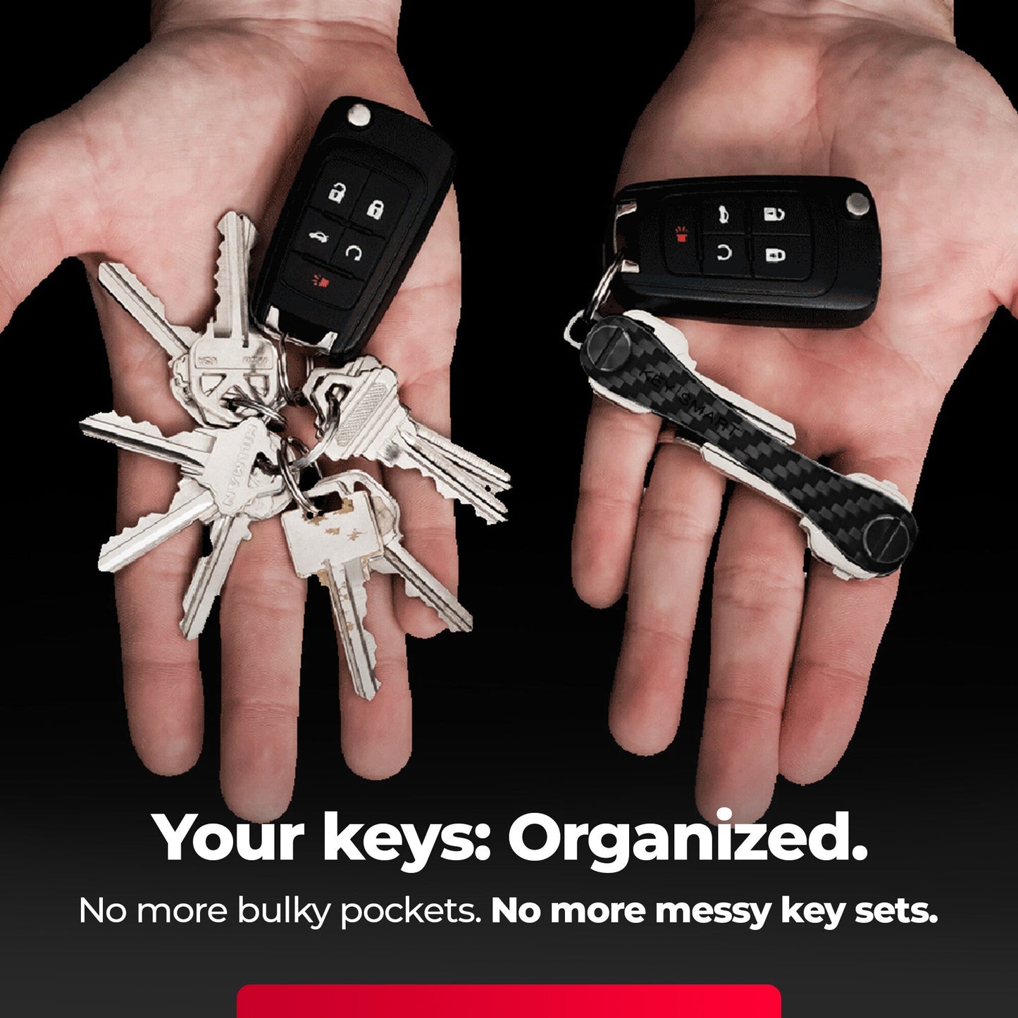 KeySmart Carbon Fiber Key Organizer