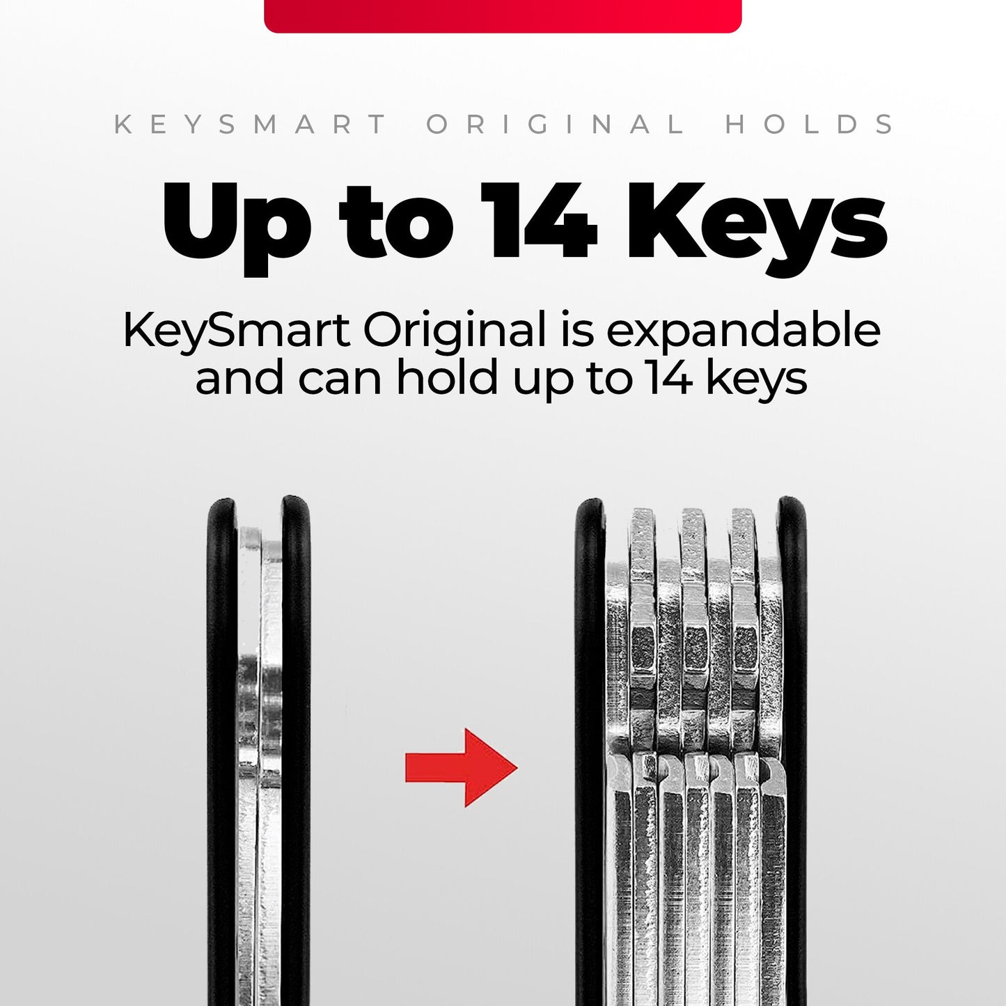 KeySmart Carbon Fiber Key Organizer