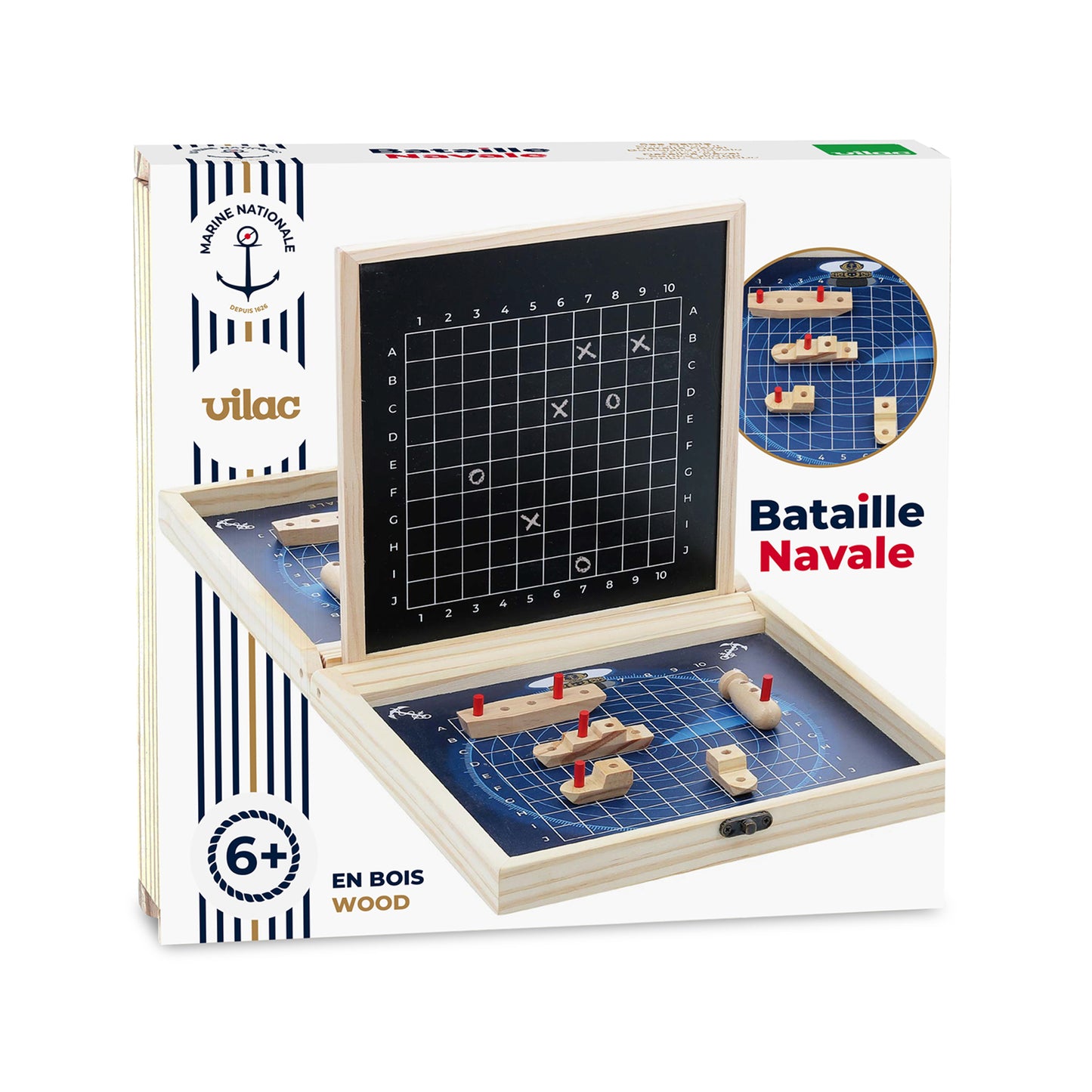 Wooden Sea Battle Game