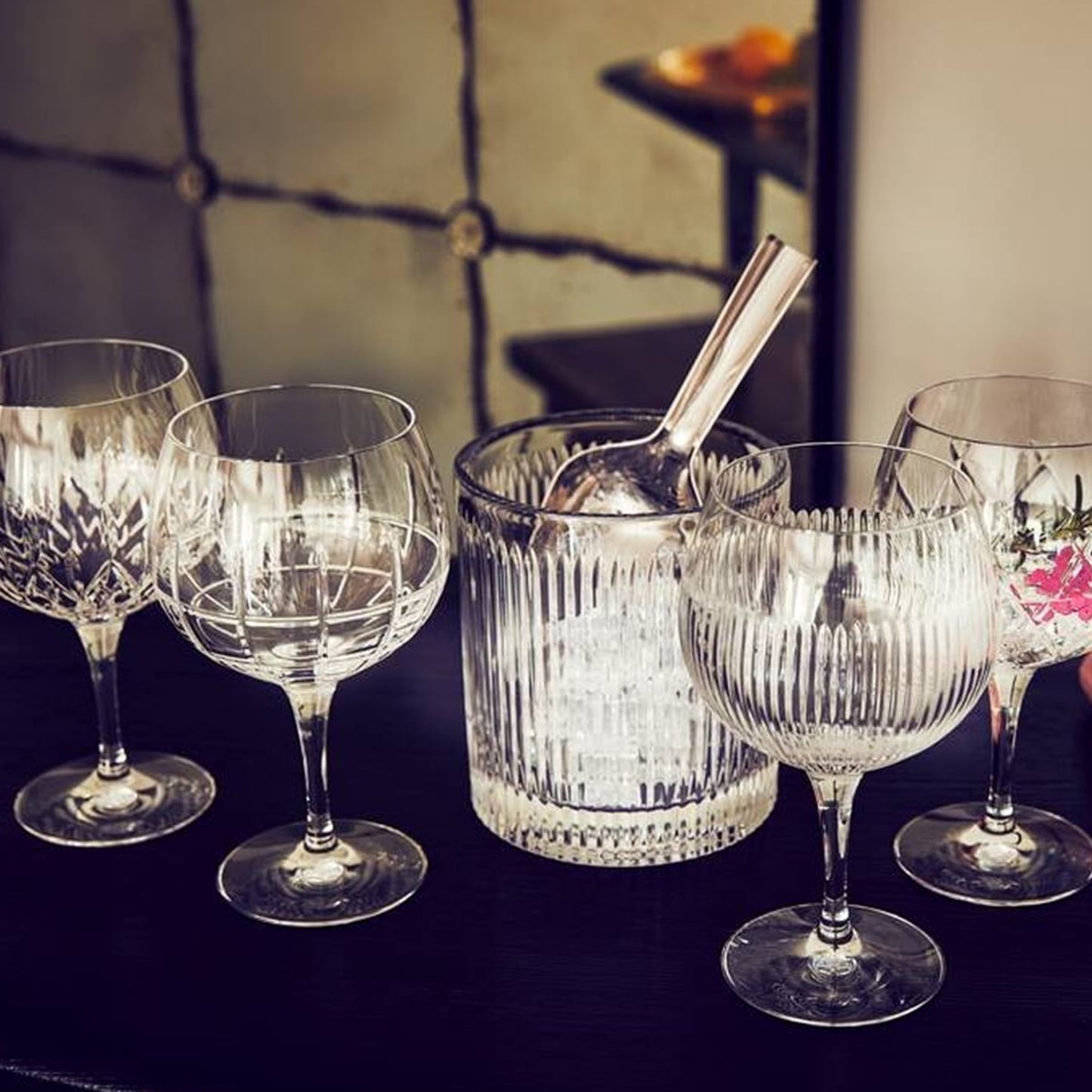 Waterford Crystal Aris Ice Bucket & Scoop