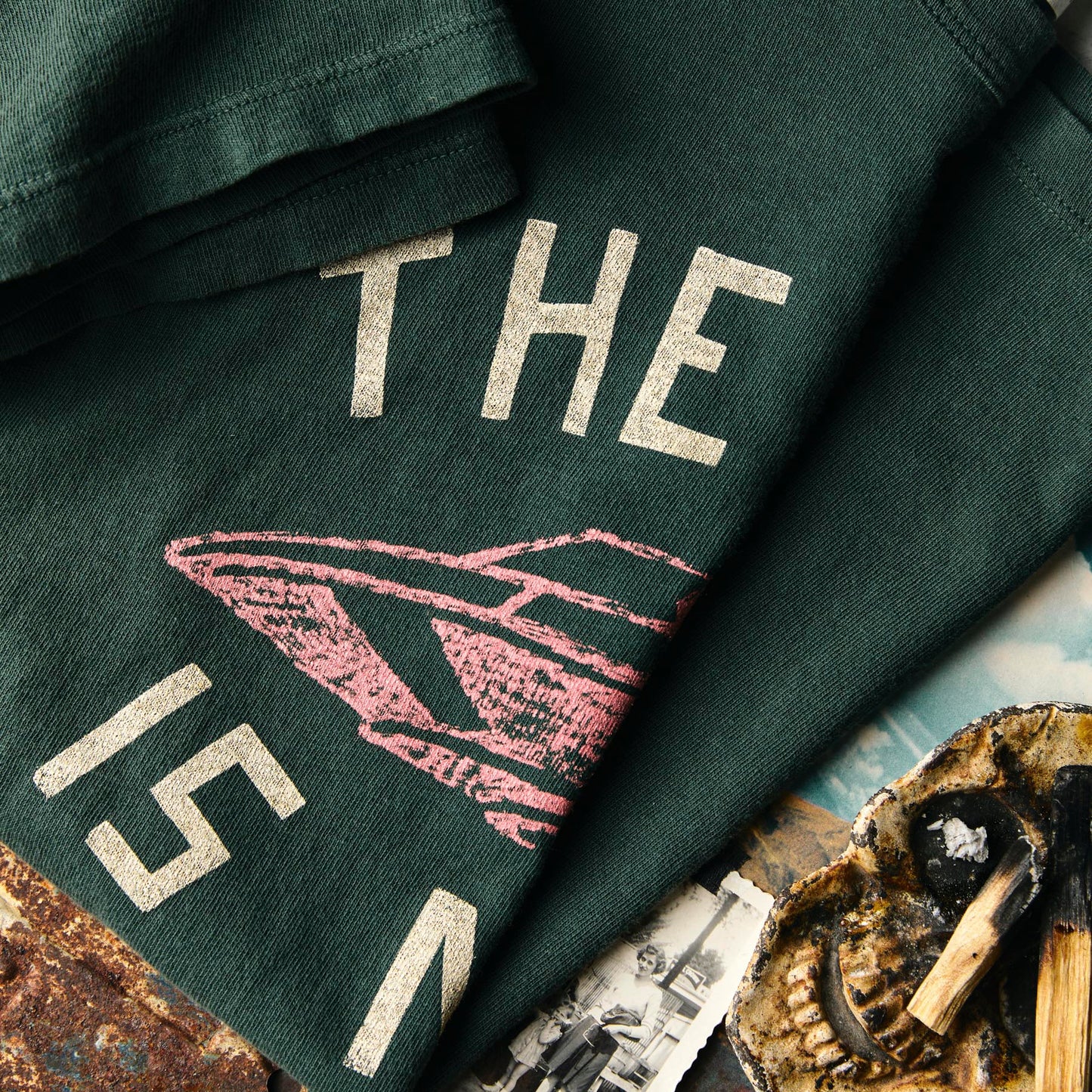 Imogene+Willie the "end is near" tee in spruce