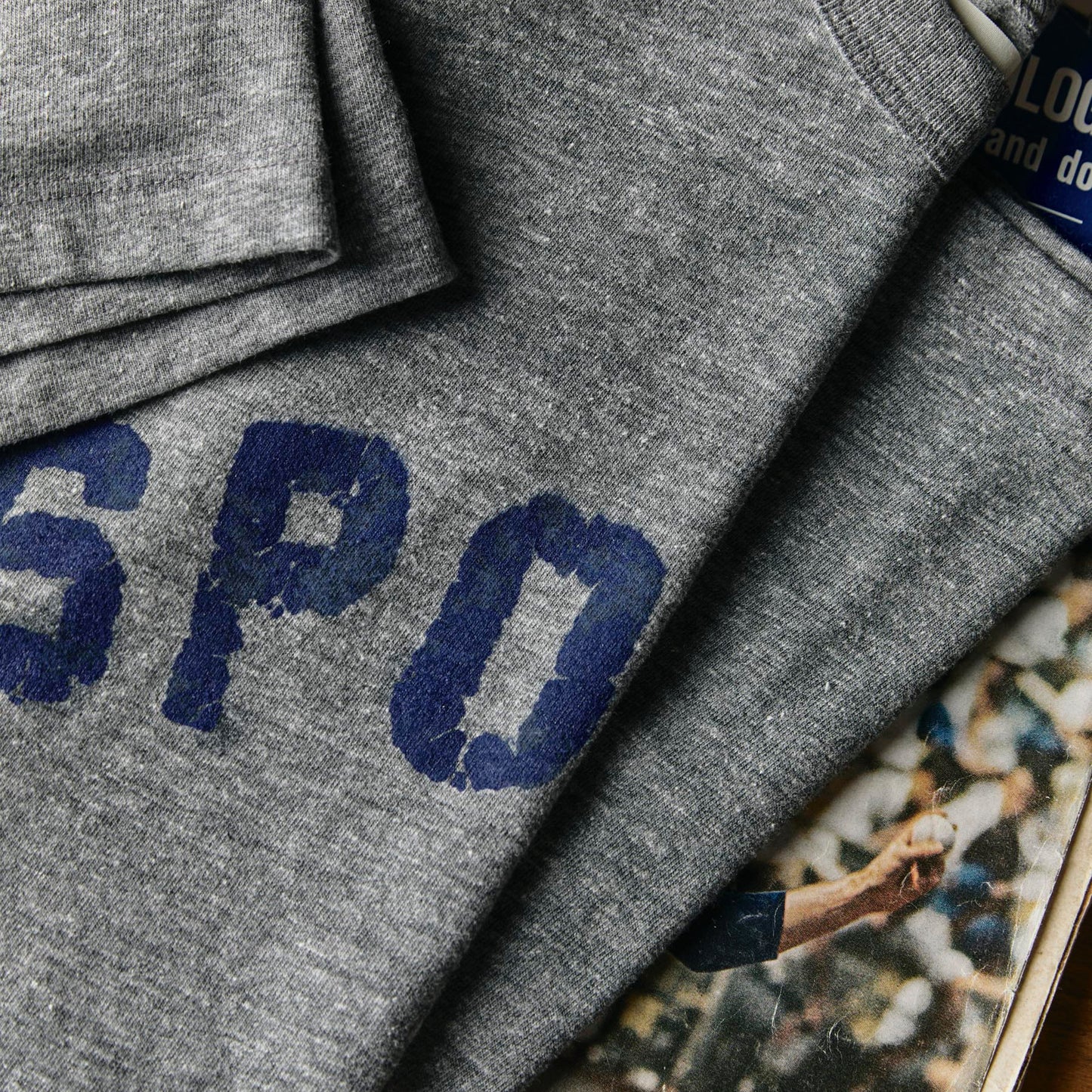 imogene + willie the "sports" tee in heather grey