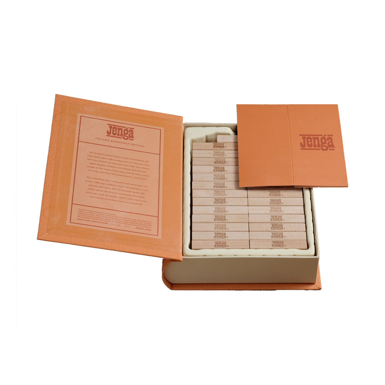 Vintage-Bücherregal-Spiele