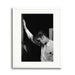 Elvis Backstage Framed Print - White