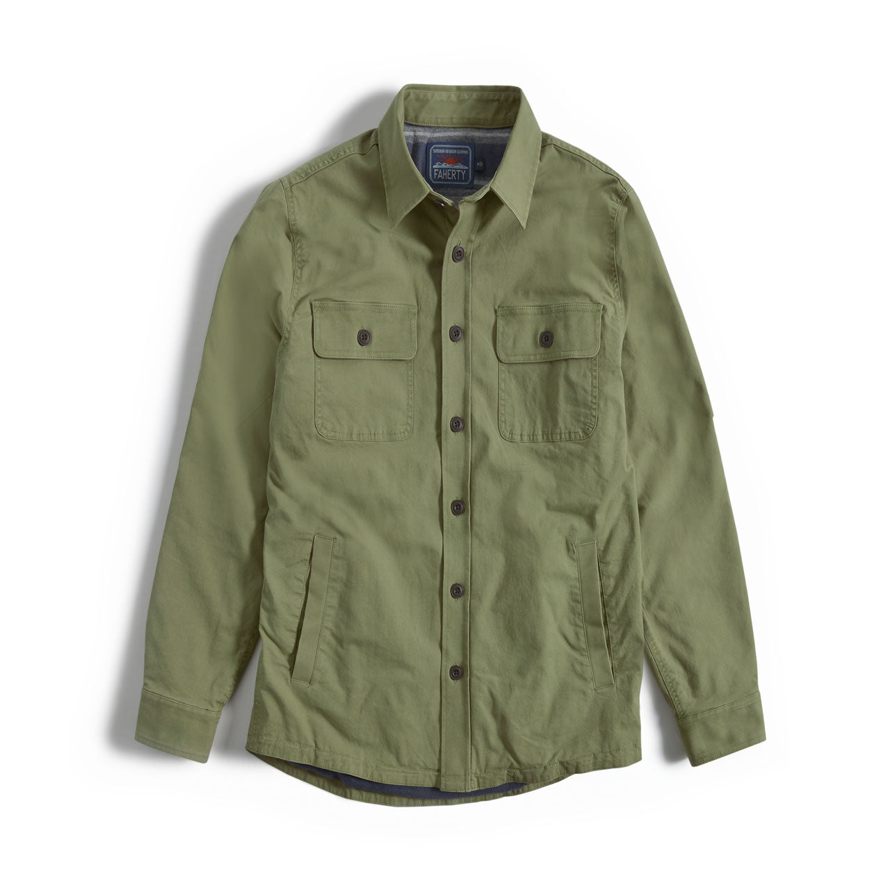 Faherty Stretch Blanket Lined CPO Shirt Jacket | Uncrate Supply