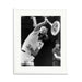 Bjorn Borg Serving at Wimbledon Framed Print - White ($269)