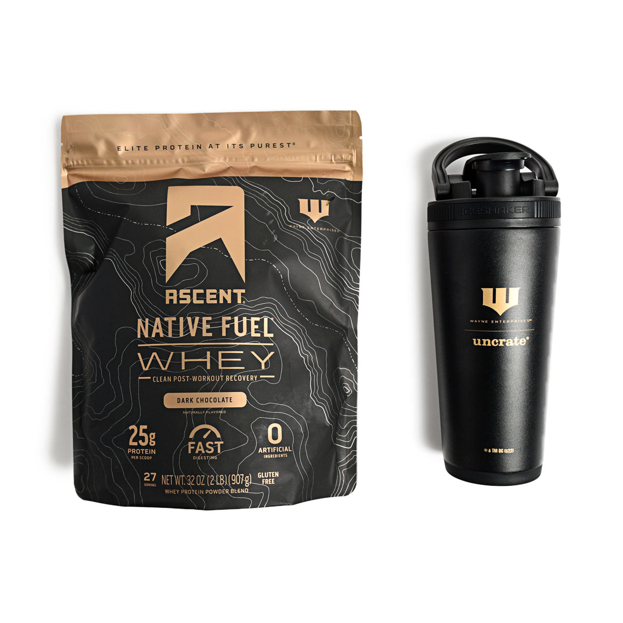 Wayne Enterprises x Uncrate x Ascent Protein Set