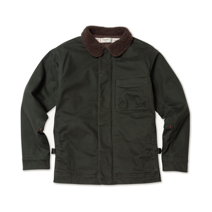 A1 Jacket in Steel Twill & Quilted Nylon