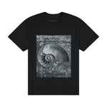 AARON LEVINE NAUTILUS TEE - FADED BLACK