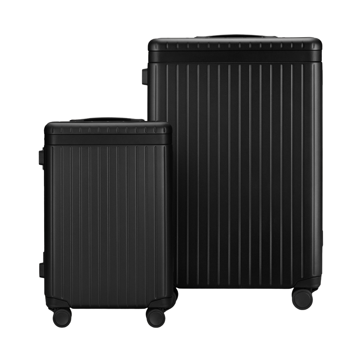 The Luggage Set Carry-on Check-in Black Black