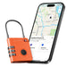 KeySmart SmartLock Luggage Tracking Device - Orange