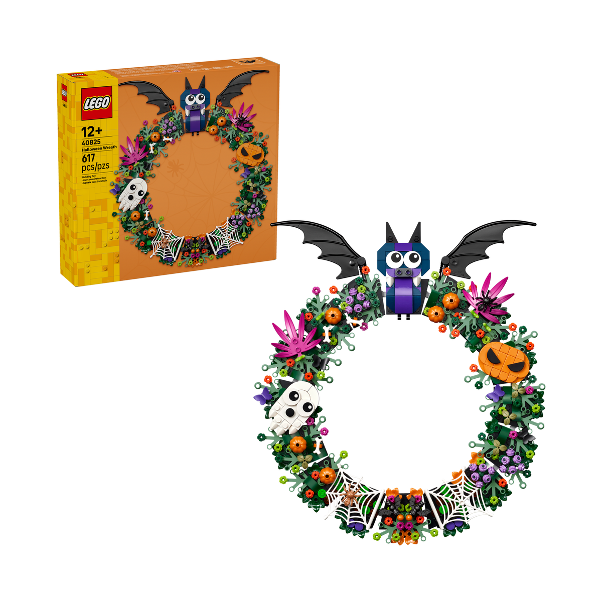 LEGO Iconic Halloween Wreath | Uncrate Supply