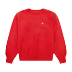 AARON LEVINE CREWNECK SWEATSHIRT - SUNFADE RED