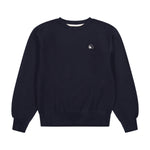 AARON LEVINE CREWNECK SWEATSHIRT - NAVY