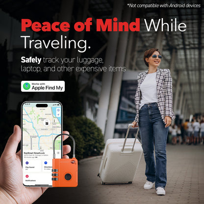 KeySmart SmartLock Luggage Tracking Device