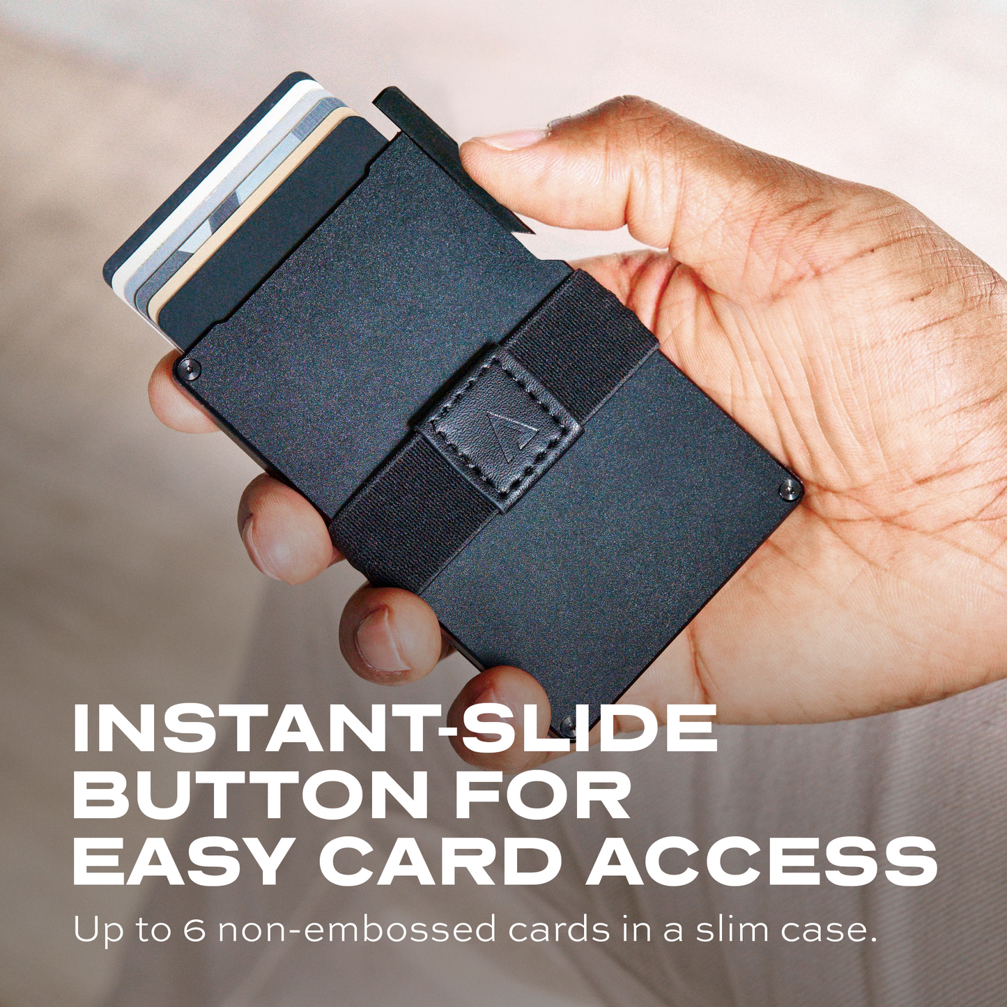 Statik Wallet Black Aluminum