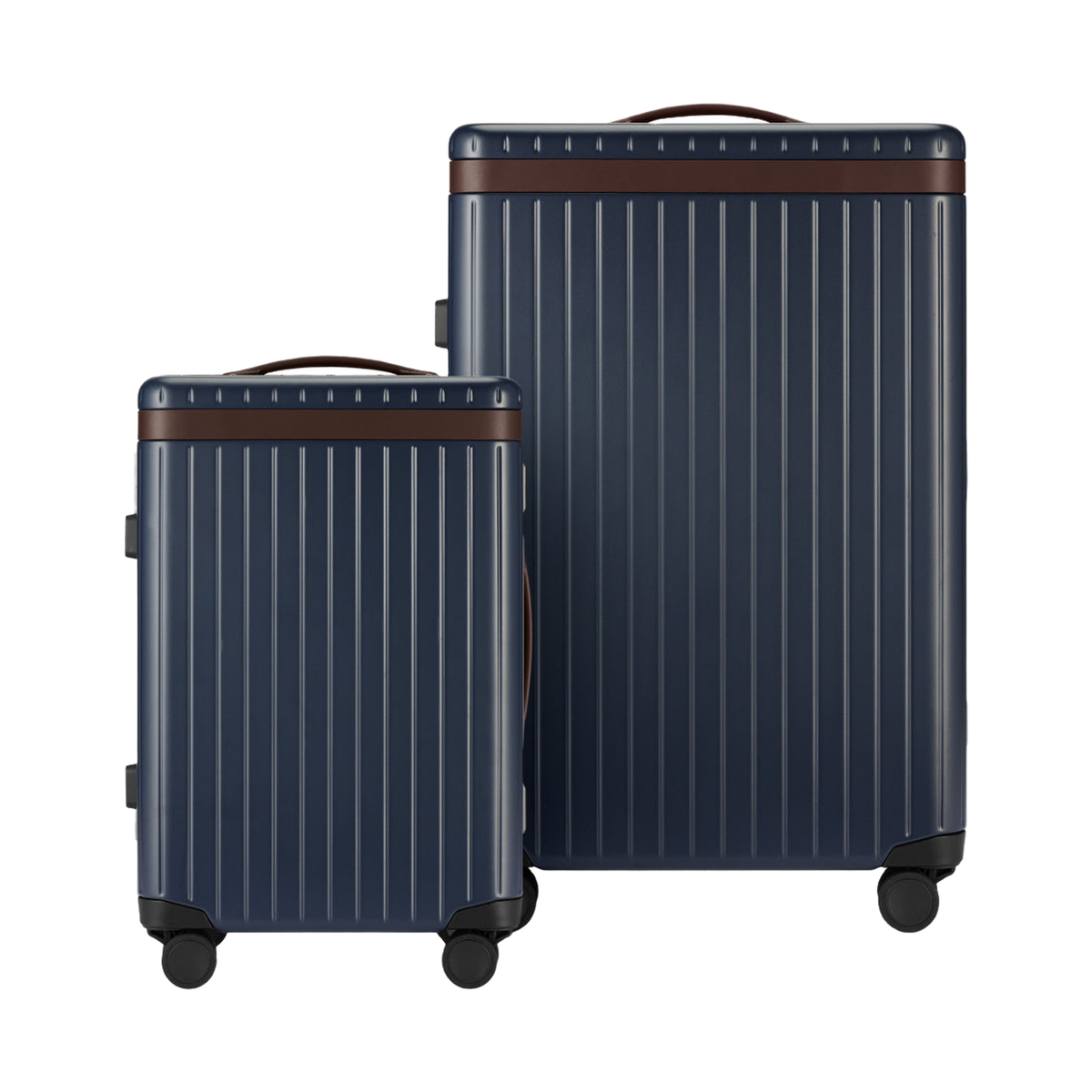 The Luggage Set Carry-on Check-in Navy Hackett