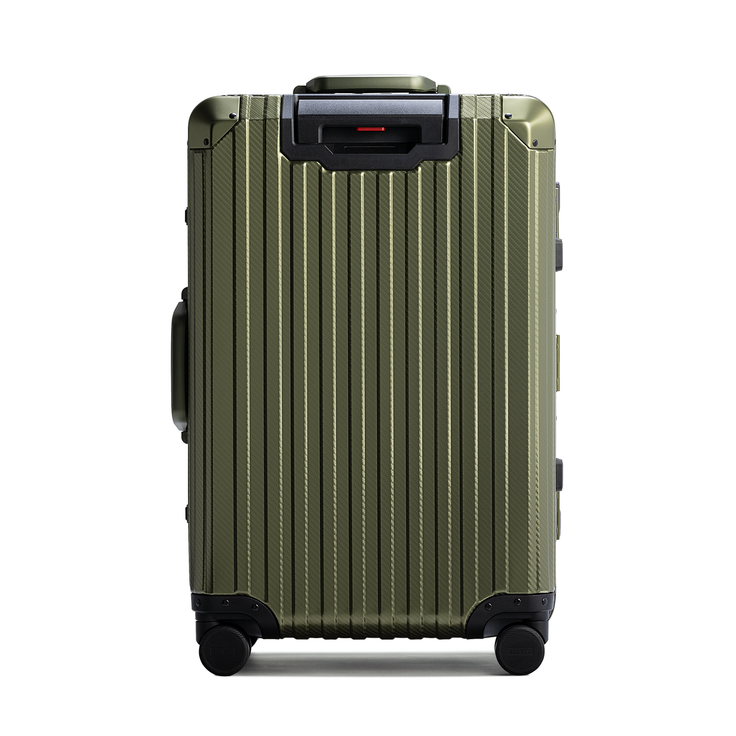 TREVA Aluminum Army Green Suitcase
