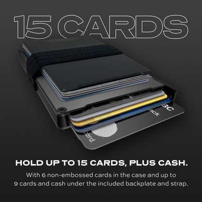 Statik Wallet Black Aluminum
