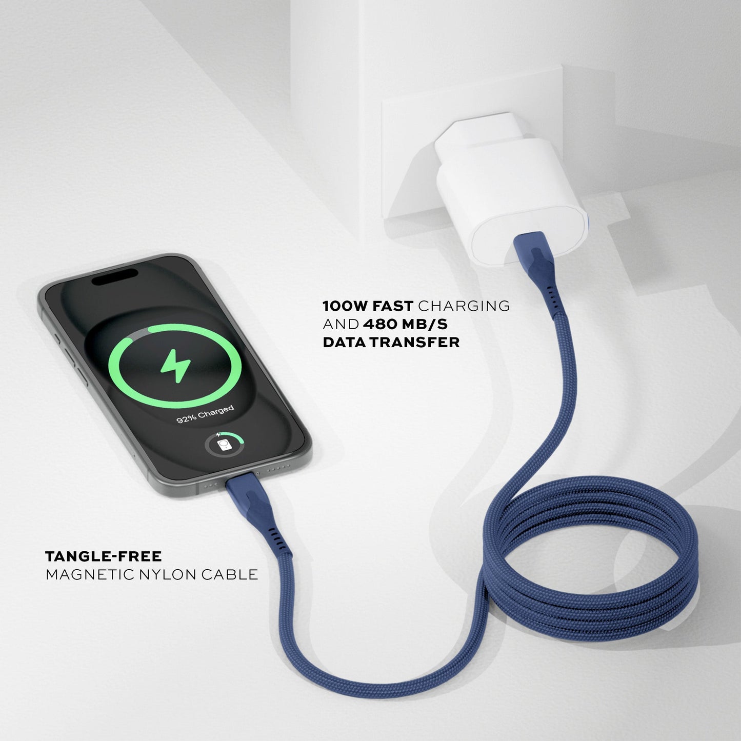 Statik MagStak Pro Tangle-Free Charging Cable