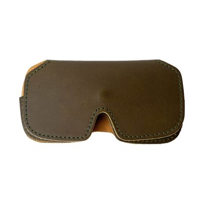 WP Standard Leather Sunglasses Case Olive