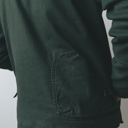 A1 Jacket in Steel Twill & Quilted Nylon