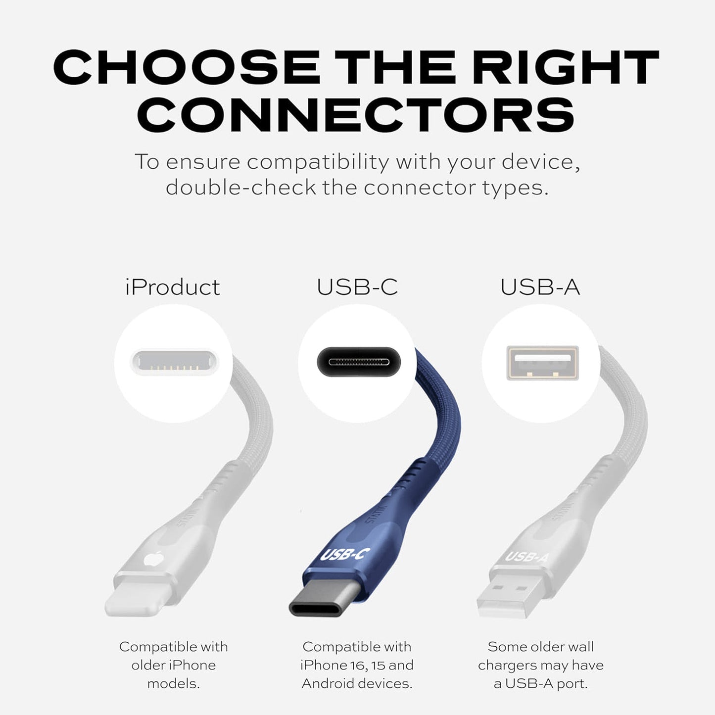 Statik MagStak Pro Tangle-Free Charging Cable