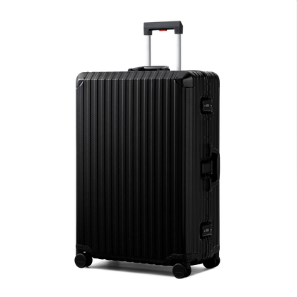 TREVA Aluminum Black Suitcase