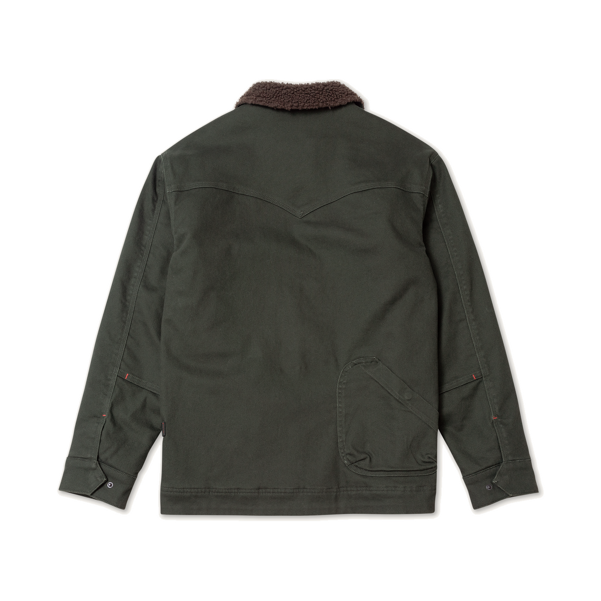 A1 Jacket in Steel Twill & Quilted Nylon
