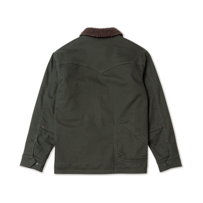 A1 Jacket in Steel Twill & Quilted Nylon