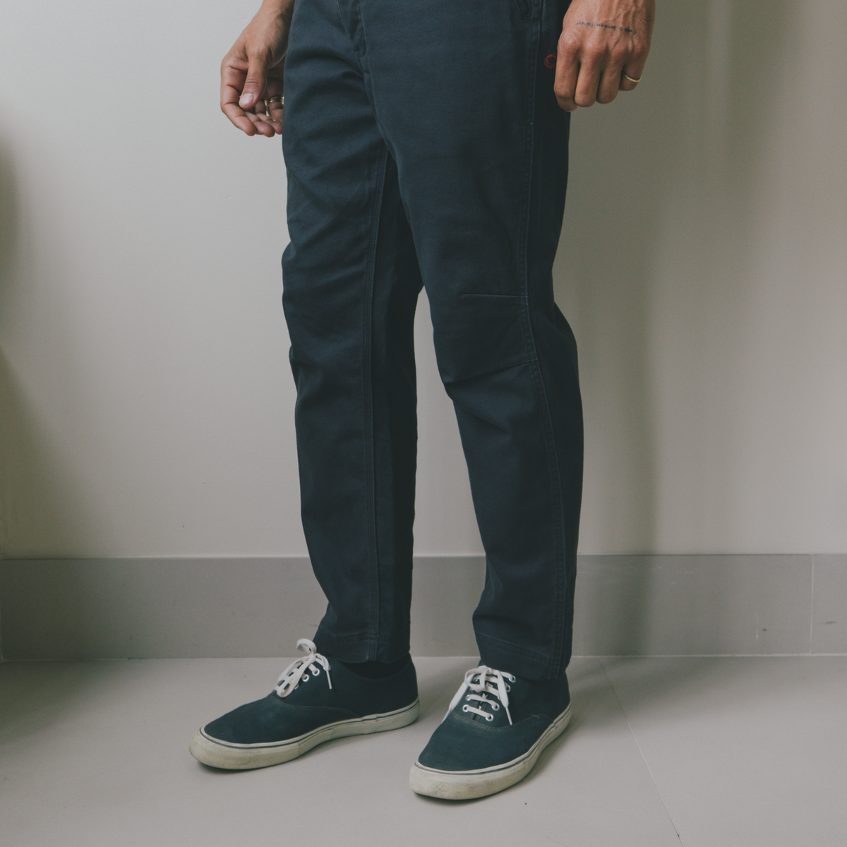 Shapers Pant in Steel Twill