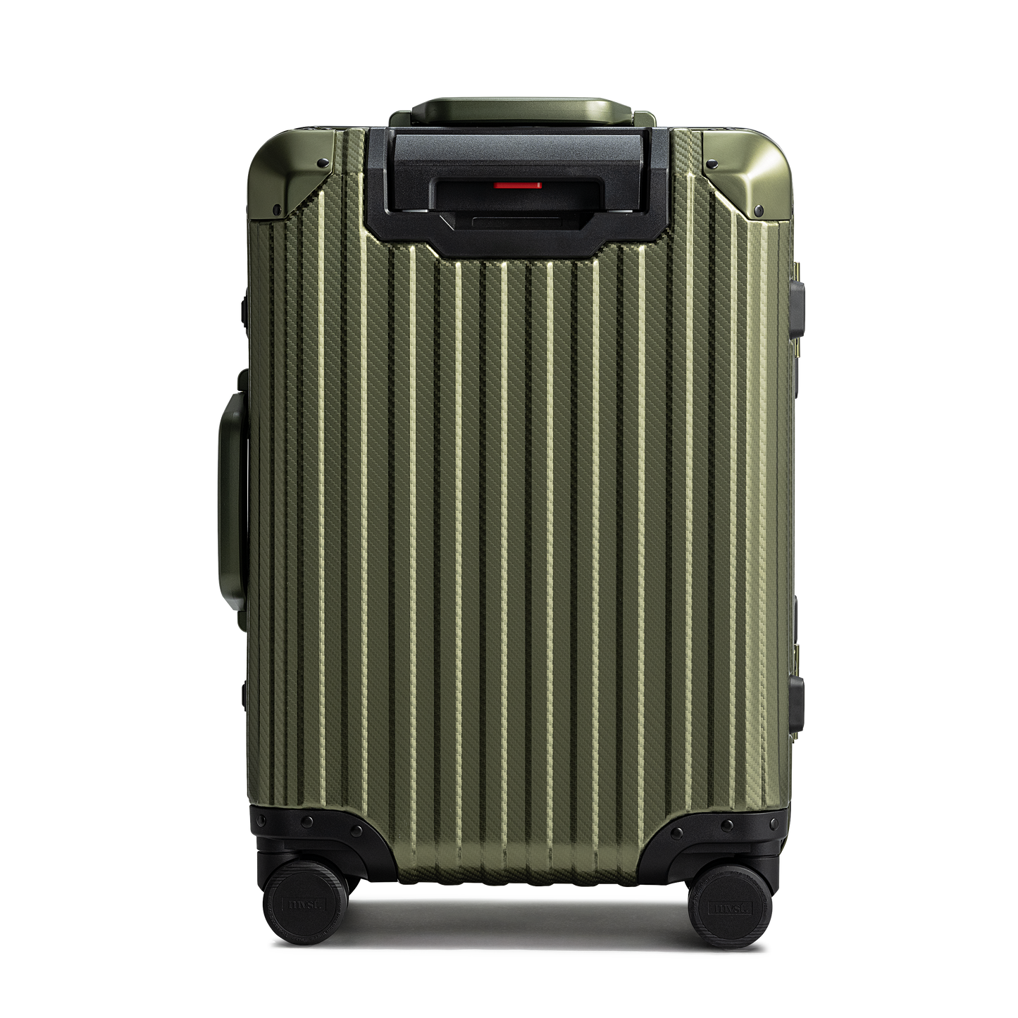 TREVA Aluminum Army Green Suitcase