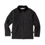 A1 Jacket in Steel Twill & Quilted Nylon - Obsidian
