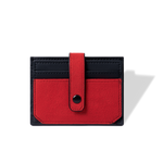 MVST RFID-Blocking Alcantara Slim Wallet - Red
