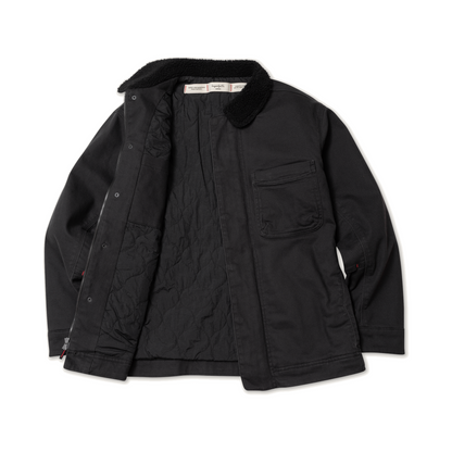 A1 Jacket in Steel Twill & Quilted Nylon